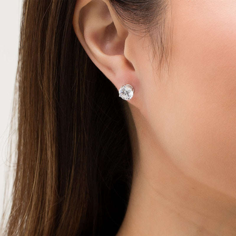 3.00 CTW Lab Grown Diamond Stud Earrings | 14k Gold | AGI Certified